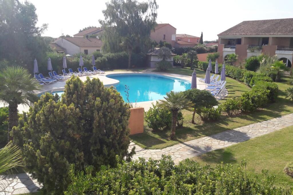 Appartement Les Pieds Dans L'Eau 300 M Plage - 2 Piscines Linguizzetta Exterior foto